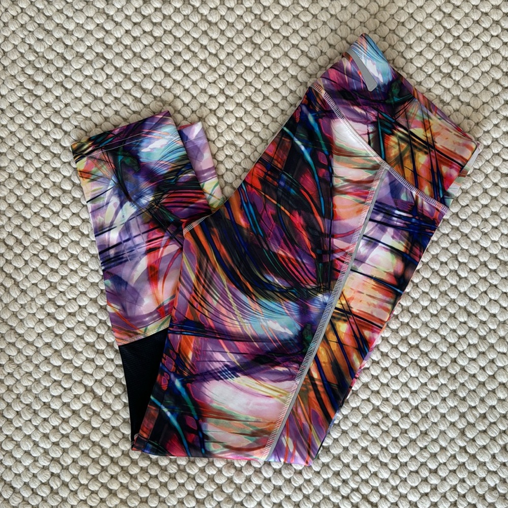 Saucony Patterned Running Leggings